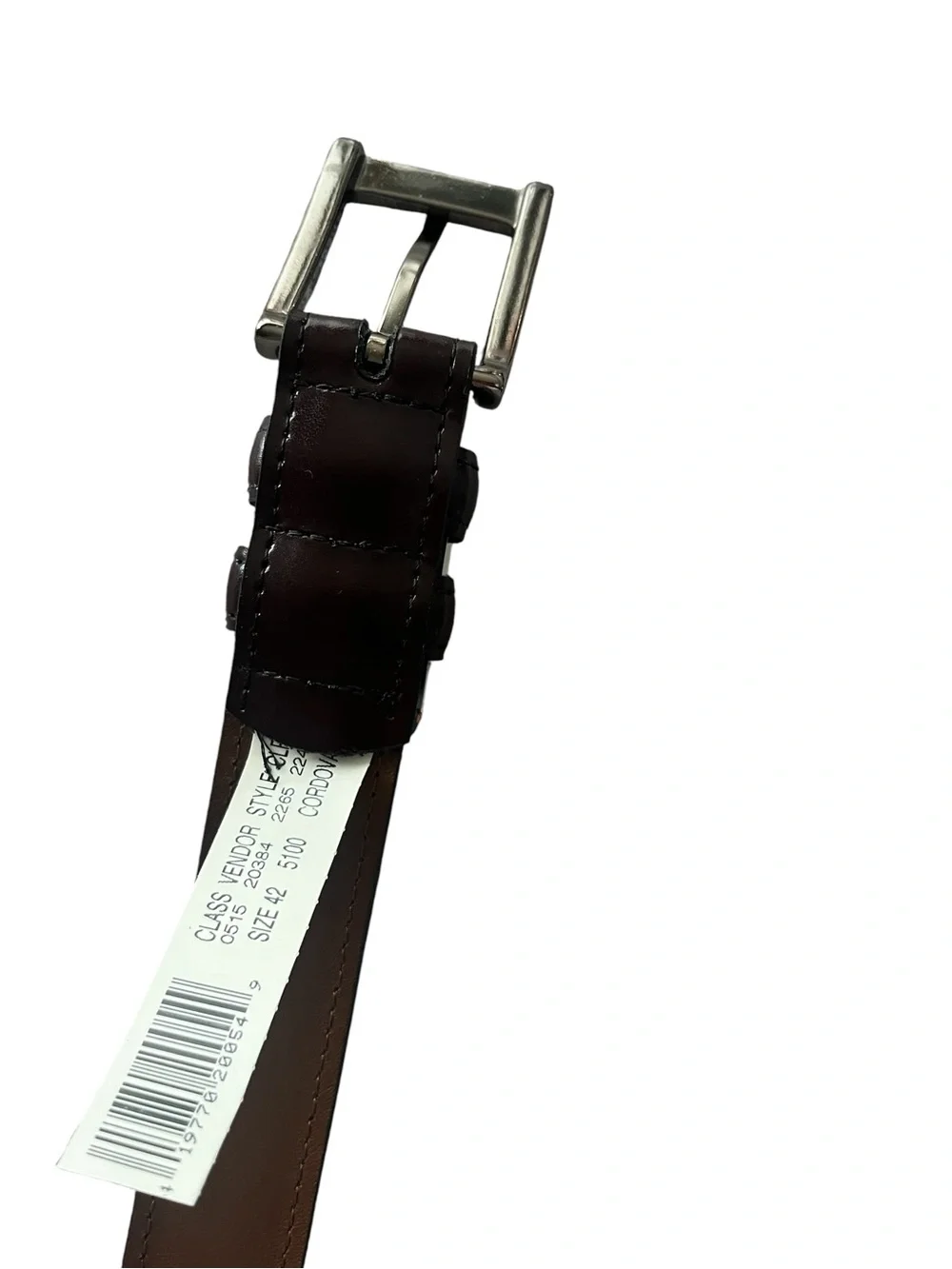 NWT G H Bass Cordova Leather Belt Matches Leavitt Penny Loafer 42 New